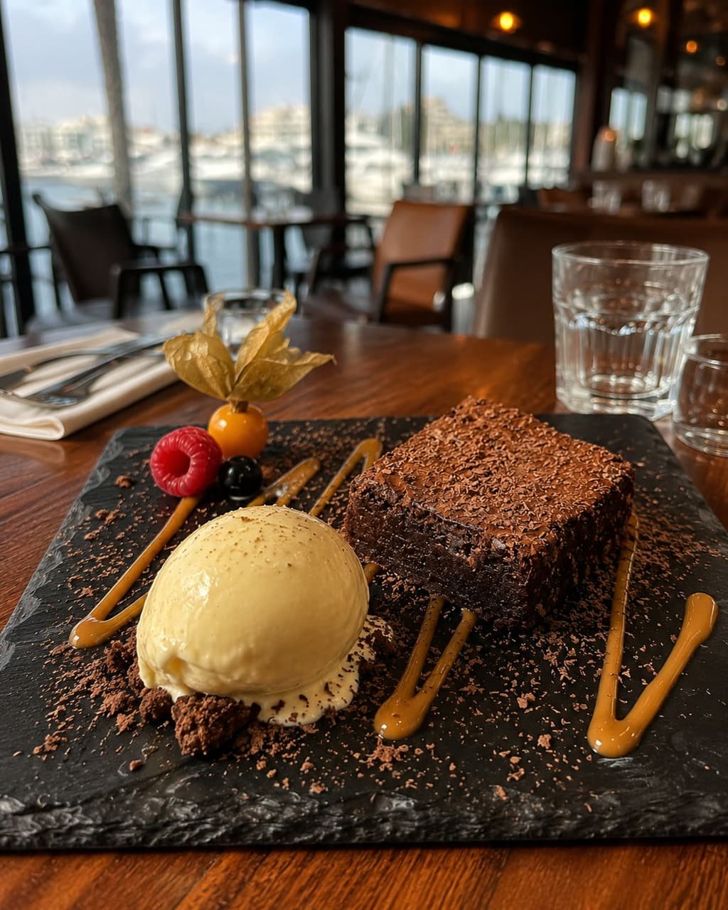 Chocolate brownie, After